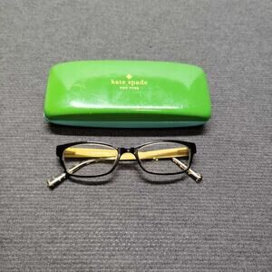 Kate Spade New York LEANNE 1W5 135 Black Eyeglasses Frames Only Case